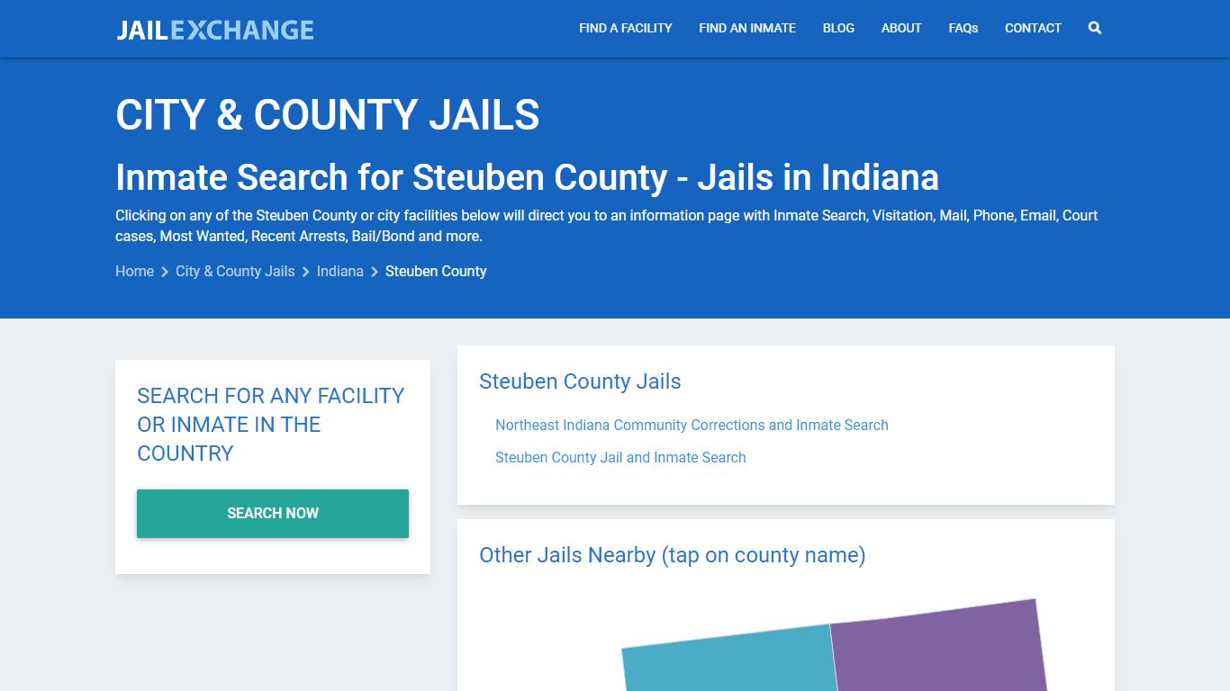 Inmate Search for Steuben County | Jails in Indiana - Jail Exchange